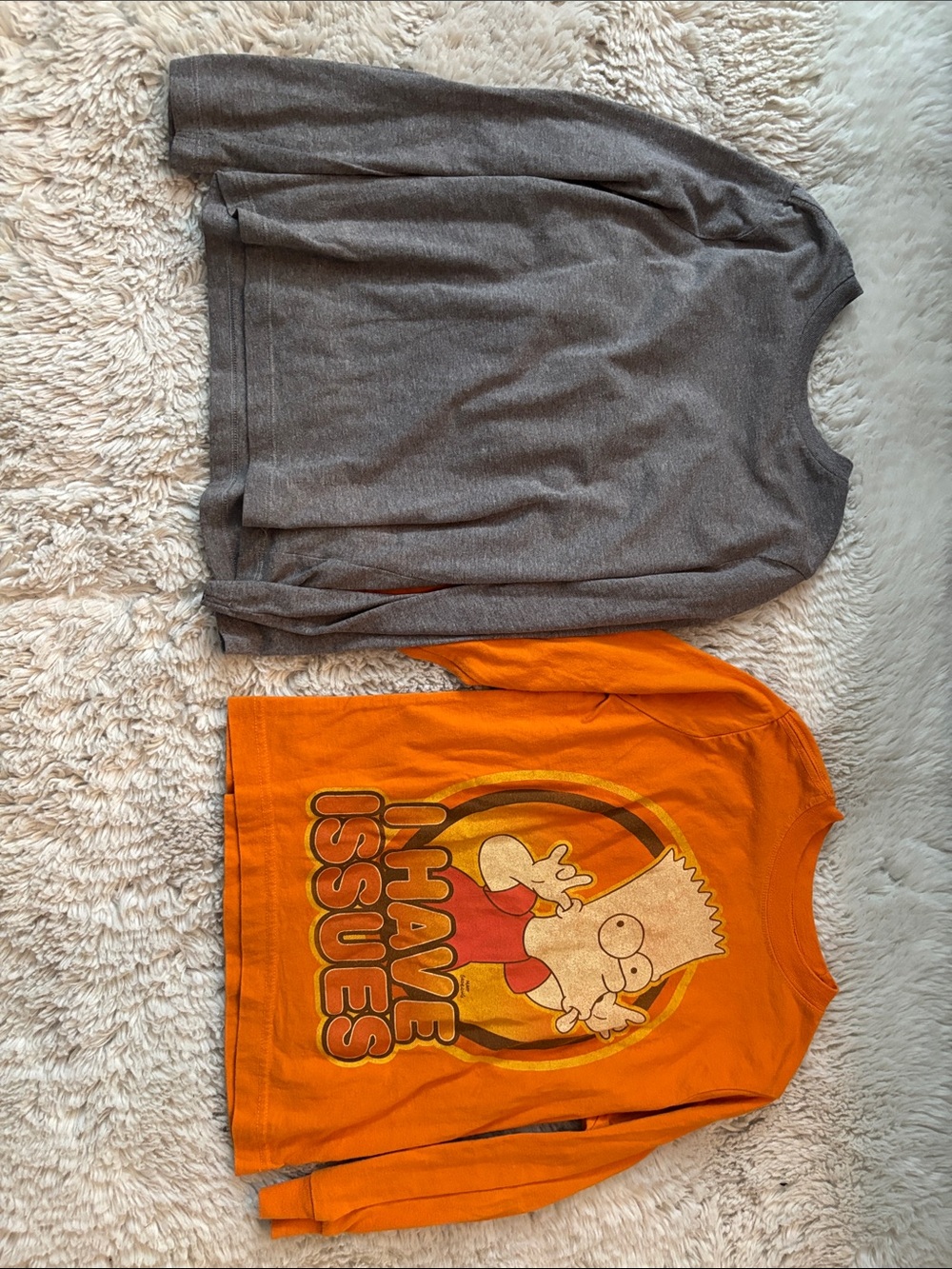 Kids boys size 8 Long-Sleeve Tee Shirts -  Bart Simpson